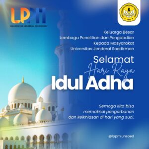 Keluarga Besar LPPM Unsoed Mengucapkan Selamat Hari Raya Idul Adha