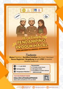 Halal Center LPPM Unsoed Mengadakan Pelatihan Pendamping Proses Produk Halal