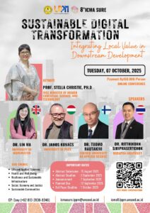Undangan Seminar Internasional LPPM Unsoed akan Menghadirkan Keynote Wamendiktisaintek Prof. Stella Christie, Ph.D.