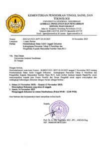 Pemberitahuan  Batas Akhir Unggah Dokumen Kelengkapan  Pencairan  Tahap II Penelitian  dan Pengabdian  Kepada Masyarakat  Sumber Dana BLU