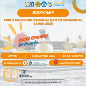 Bootcamp Publikasi Jurnal Nasional dan Internasional Tahun 2025