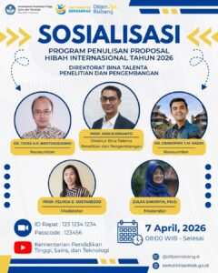 Sosialisasi Program Penulisan Proposal Hibah Internasional Tahun 2026