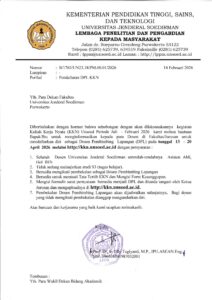 Informasi Pendaftaran Dosen Pembimbing Lapangan (DPL) KKN Unsoed Periode Juli – Agustus 2026