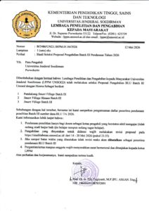 Hasil Seleksi Proposal Pengabdian Batch III Pendanaan Tahun 2026