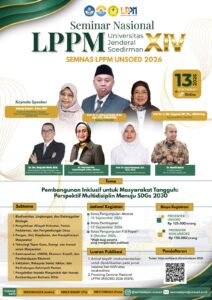 *CALL FOR PAPERS – Seminar Nasional LPPM Universitas Jenderal Soedirman XIV* 📢