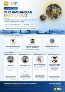 SEMINAR LPPM UNSOED – PERTAMBANGAN EMAS RAKYAT
